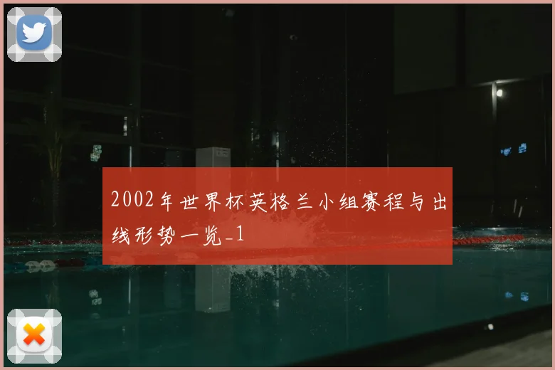 2002年世界杯英格兰小组赛程与出线形势一览_1